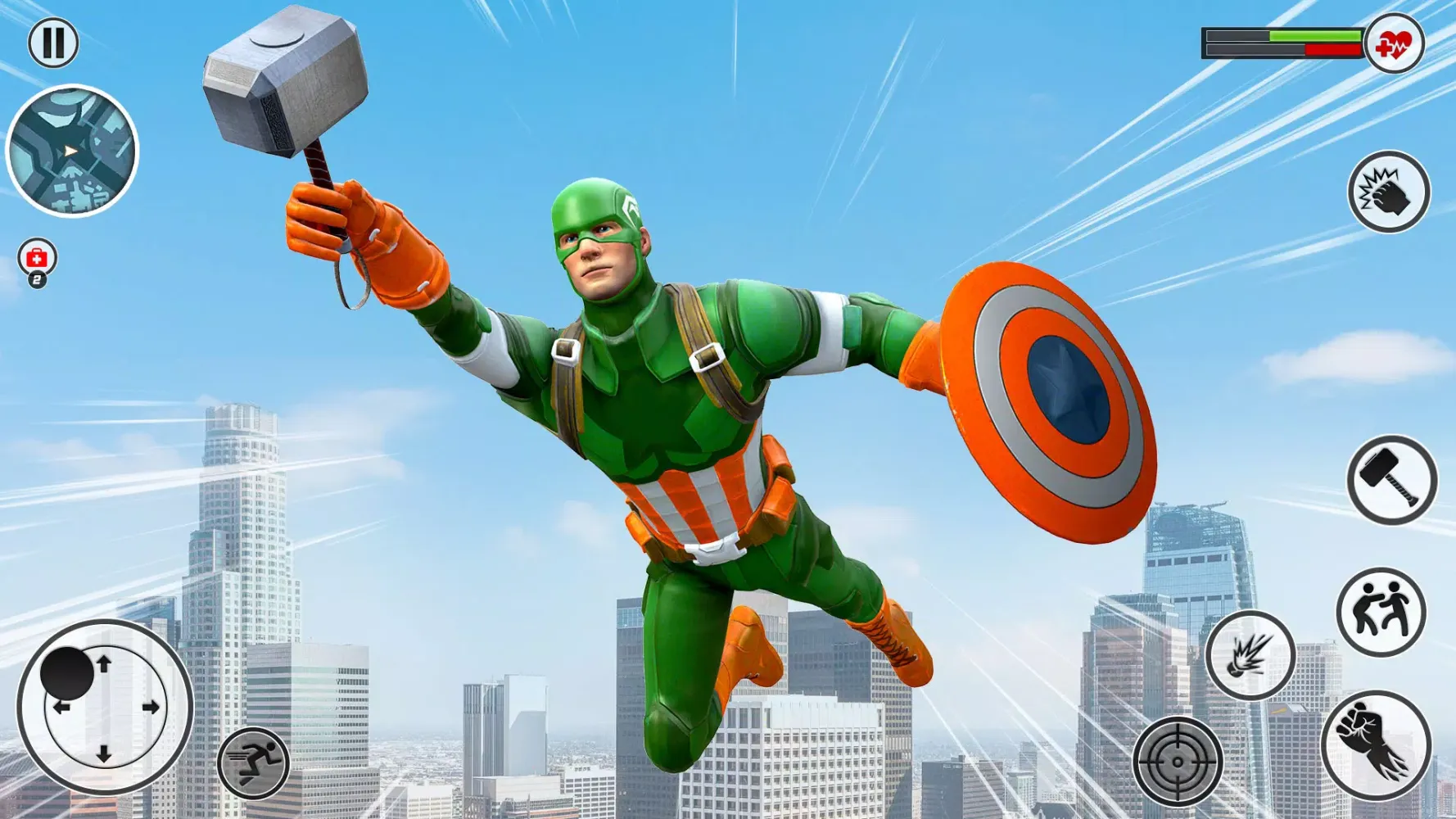 Capturas de pantalla de Rope Captain Superhero Fight