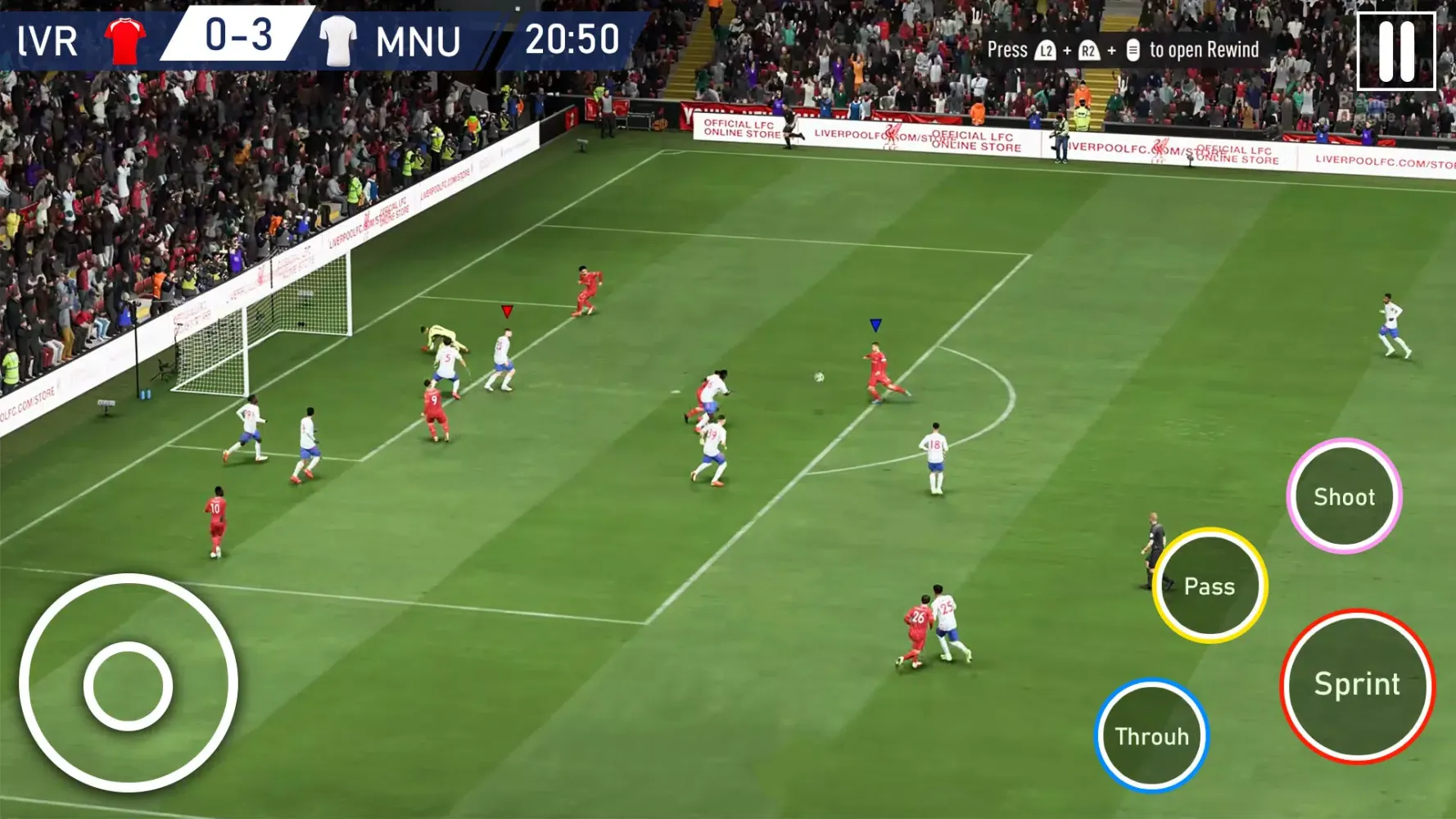 Capturas de tela do Football Soccer Crazy Kicks