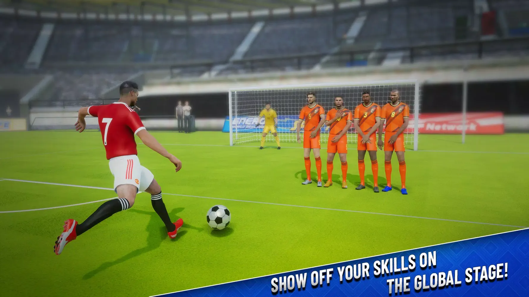 Capturas de tela do Football Soccer Crazy Kicks