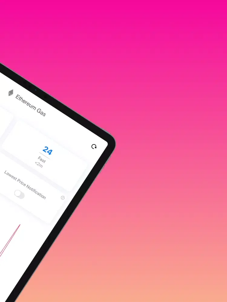 Ethereum Gas Station iPad 应用截图