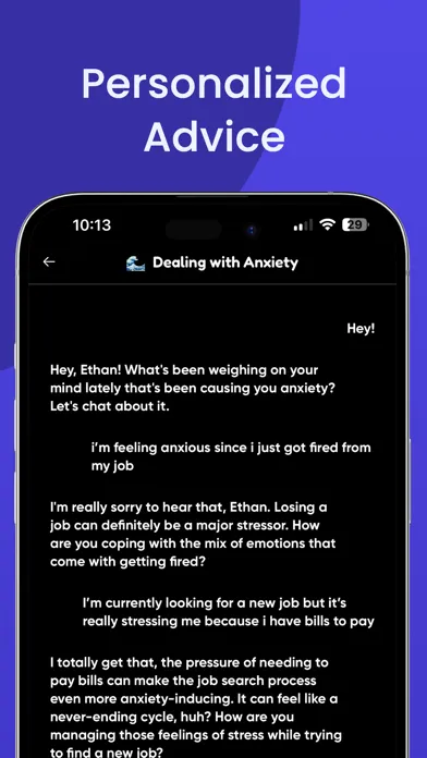 Vetra - Mental Health Advice Screenshots