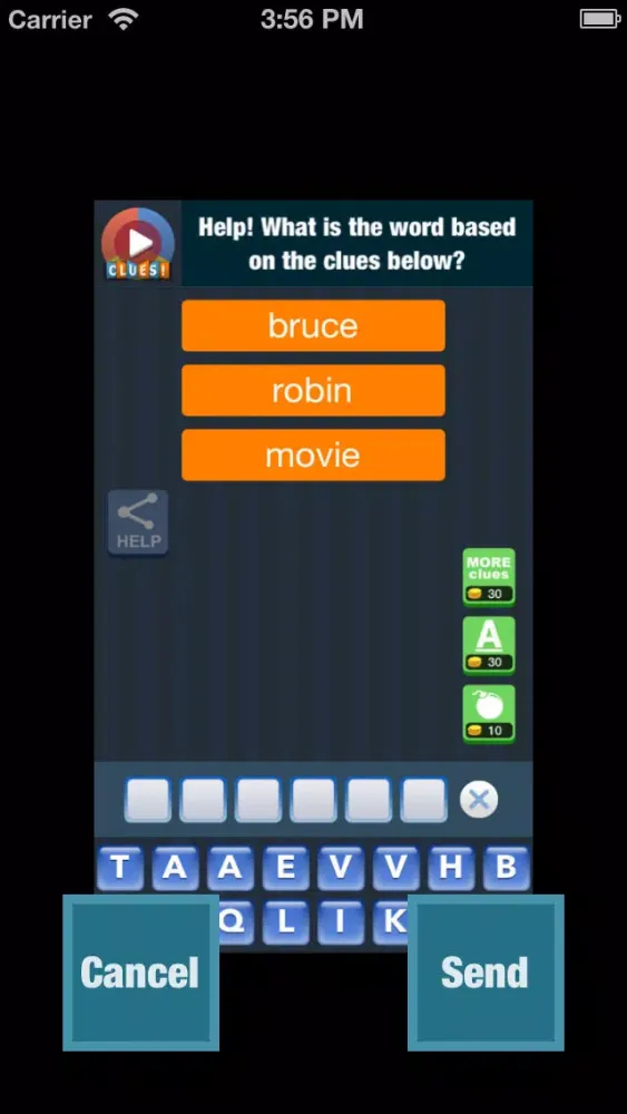 Zrzuty ekranu clues!