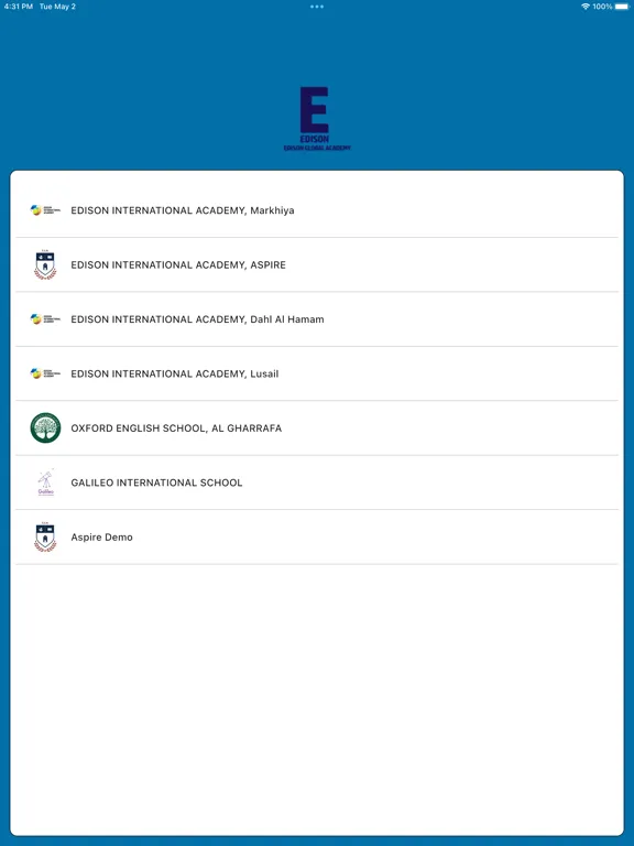 Edison's Parent App iPad  Screenshots