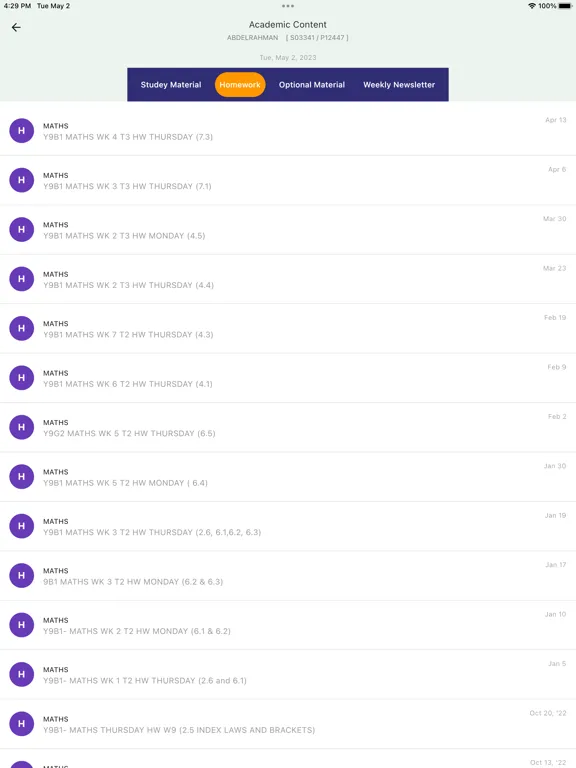 Edison's Parent App iPad  Screenshots