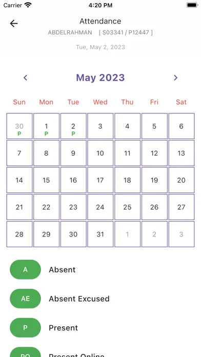 Edison's Parent App Screenshots