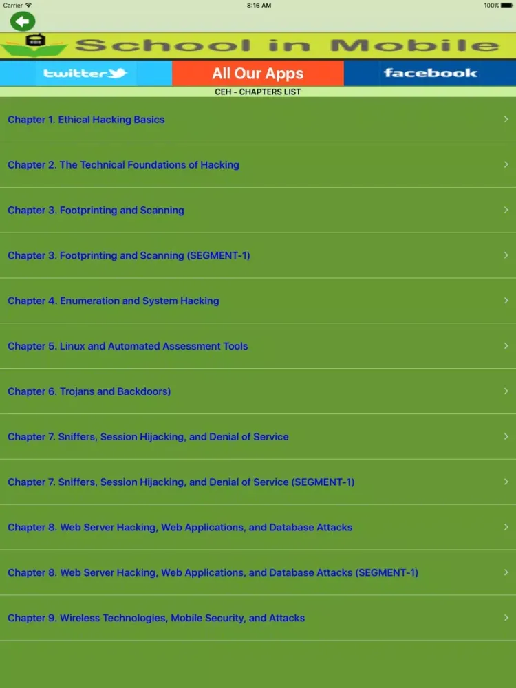 Certified Ethical Hacker Exam Prep Free iPad  স্ক্রিনশট