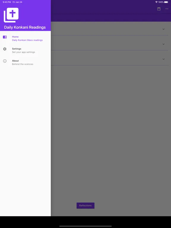 Скриншоты Daily Konkani Readings iPad 