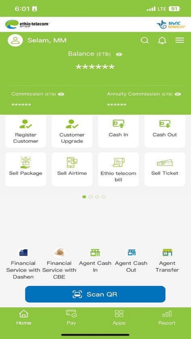 Скриншоты telebirr partner
