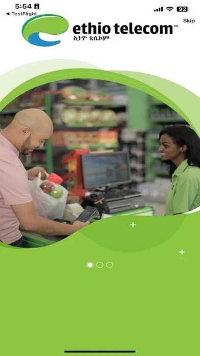 Screenshot di telebirr partner