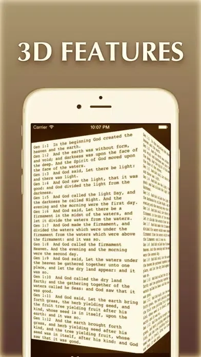 Capturas de tela do Bible KJV 3D
