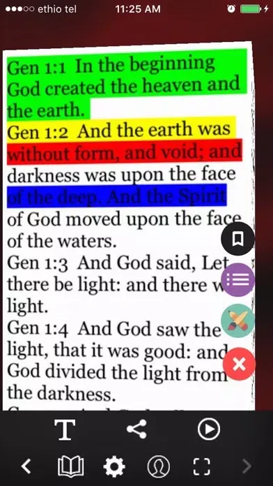 Capturas de tela do Bible KJV 3D