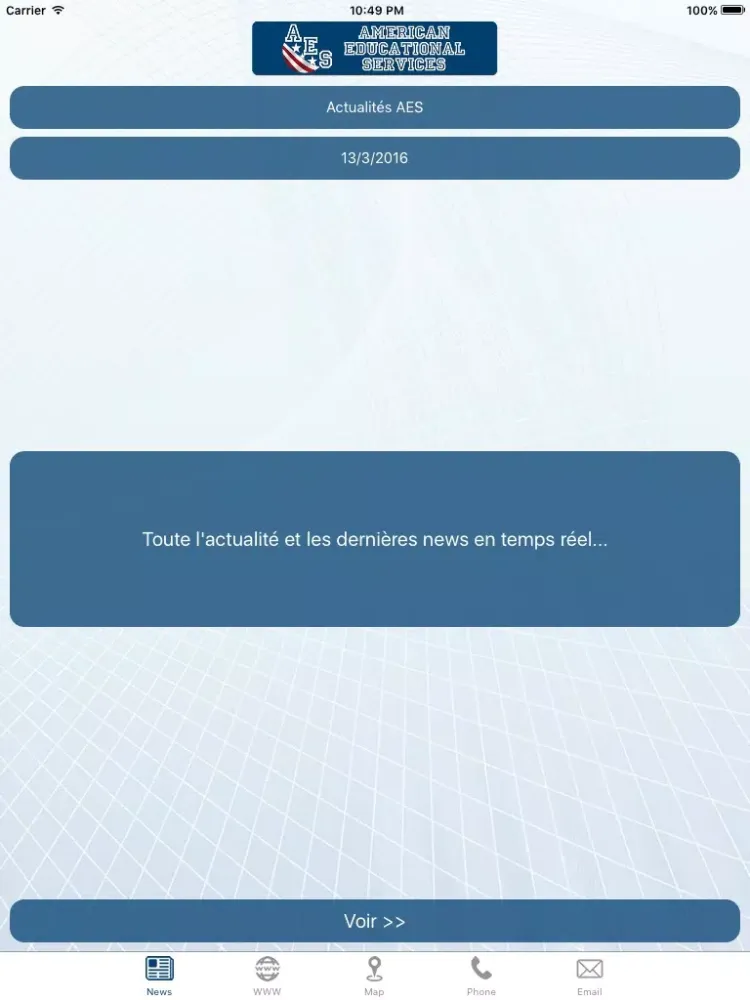Capturas de pantalla de AES Etudes USA iPad 