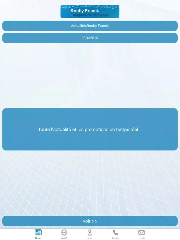 Zrzuty ekranu Rouby Franck iPad 