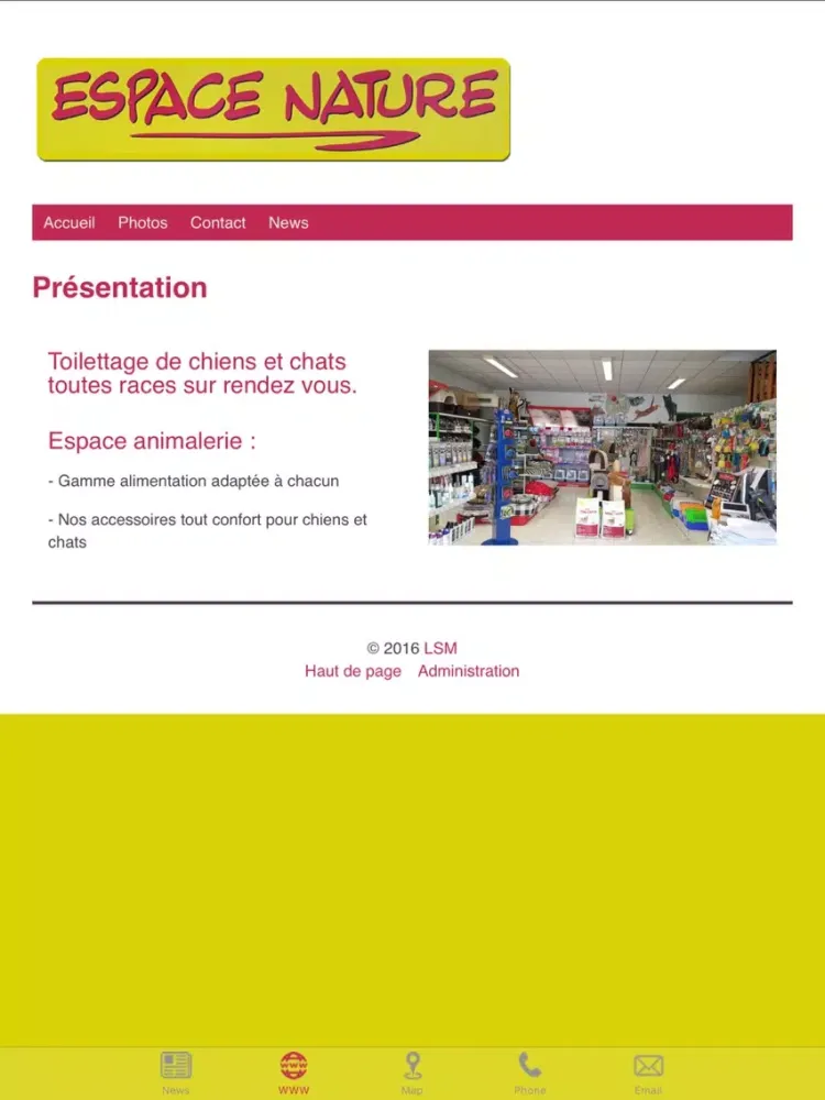 Screenshot di Espace Nature iPad 