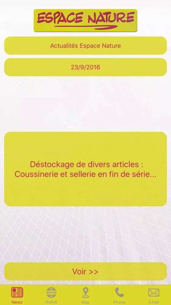 Screenshot di Espace Nature