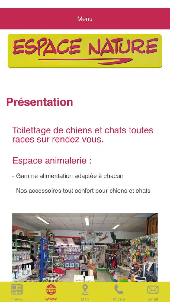 Screenshot di Espace Nature
