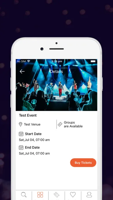 Capturas de tela do eTicket Solutions