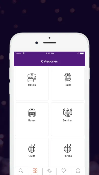 Capturas de tela do eTicket Solutions