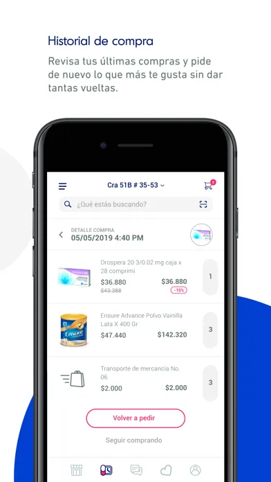 Capturas de tela do Droguería La Economía App