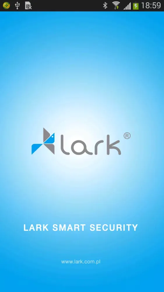 Tangkapan skrin Lark Security