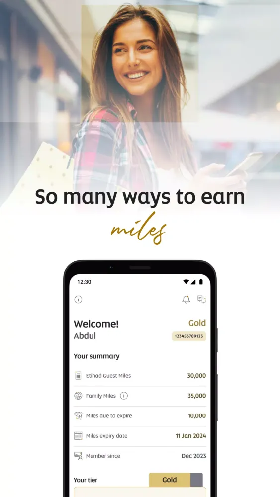 Etihad Guest Screenshots