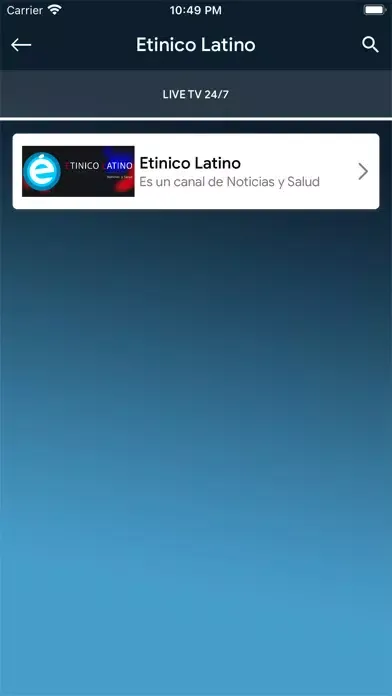 Capturas de tela do Etinico Latino