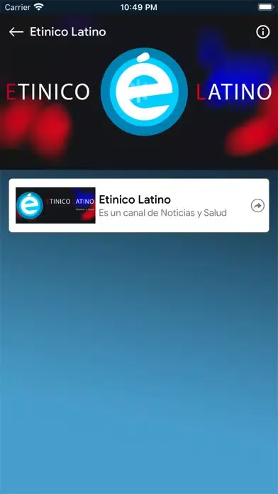 Capturas de tela do Etinico Latino