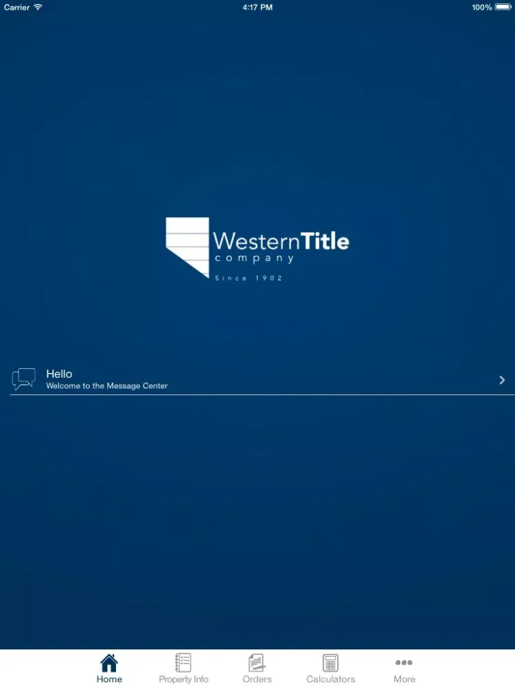 Western Title iPad  스크린샷