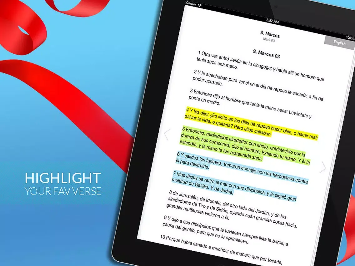 Obtén la Biblia Católica iPad  Screenshots