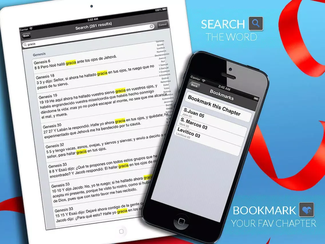 Obtén la Biblia Católica iPad  Screenshots