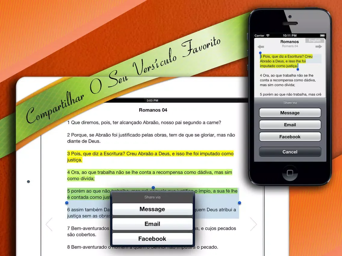 Capturas de pantalla de Obtenha a Bíblia Sagrada iPad 