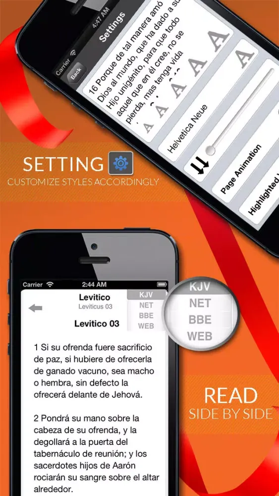 Capturas de pantalla de Santa Biblia Reina Valera + Audio