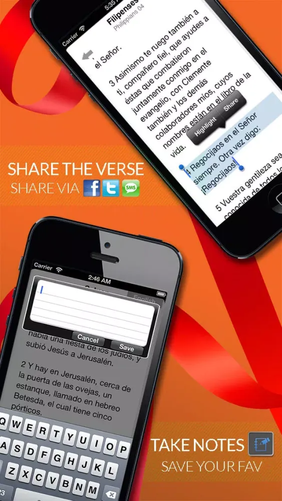 Capturas de pantalla de Santa Biblia Reina Valera + Audio