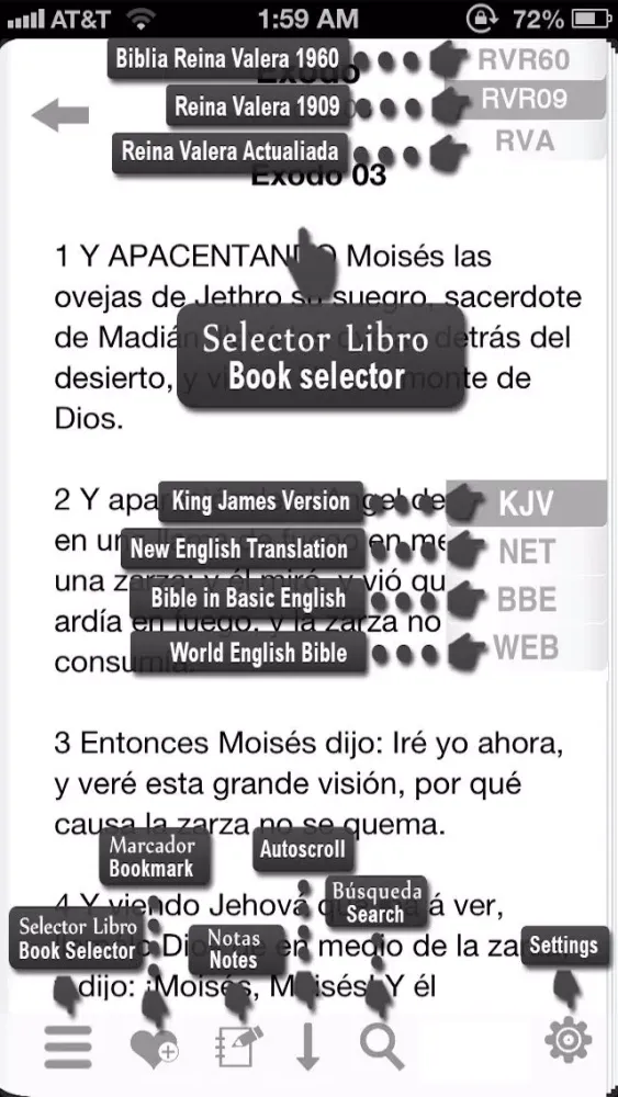 Santa Biblia (1909,1960) Reina Valera Acualida Screenshots