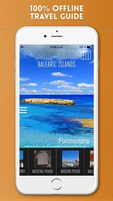 Balearic Islands Travel Guide and Offline Map スクリーンショット