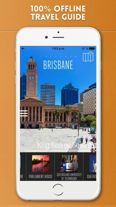 Brisbane Travel Guide and Offline City Street Map應用截圖