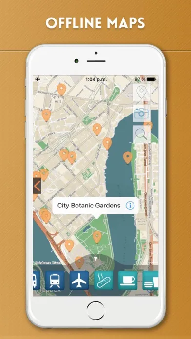Brisbane Travel Guide and Offline City Street Map應用截圖
