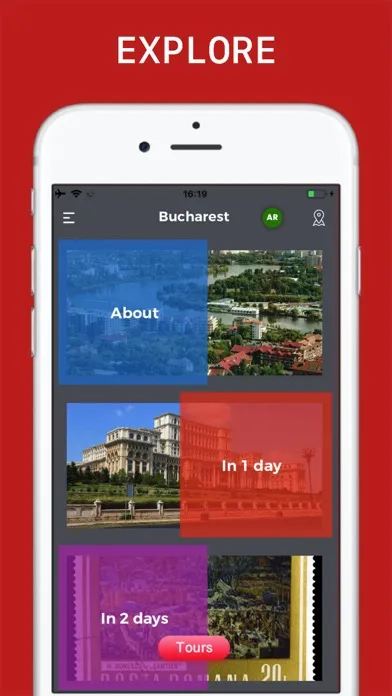 Bucharest Travel Guide. Screenshots