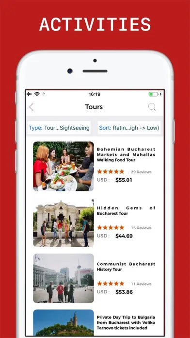 Bucharest Travel Guide. Screenshots