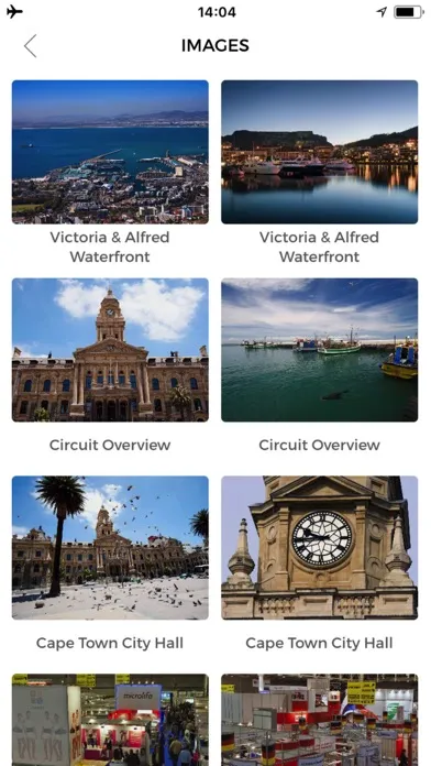 Tangkapan skrin Cape Town Travel Guide Offline