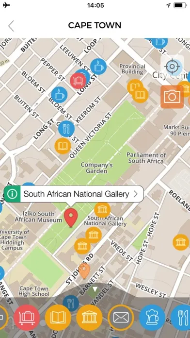 Tangkapan skrin Cape Town Travel Guide Offline
