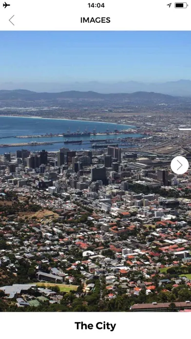 Tangkapan skrin Cape Town Travel Guide Offline