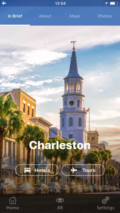 Tangkapan layar Charleston Travel Guide