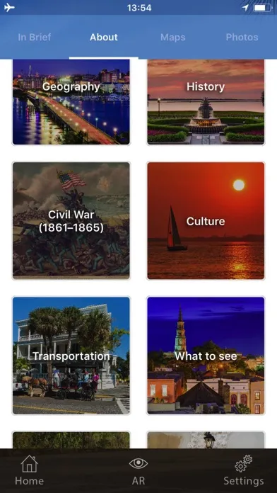 Tangkapan layar Charleston Travel Guide