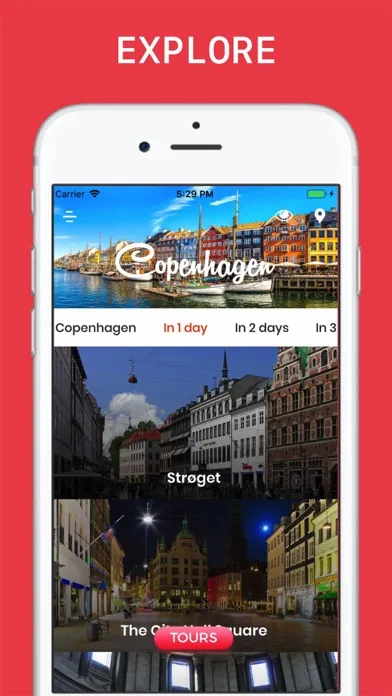 Captures d'écran de Copenhagen Travel Guide