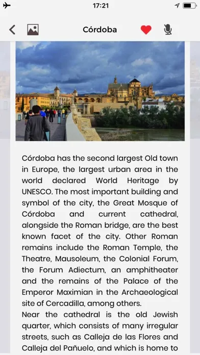 Capturas de tela do Córdoba Travel Guide Offline