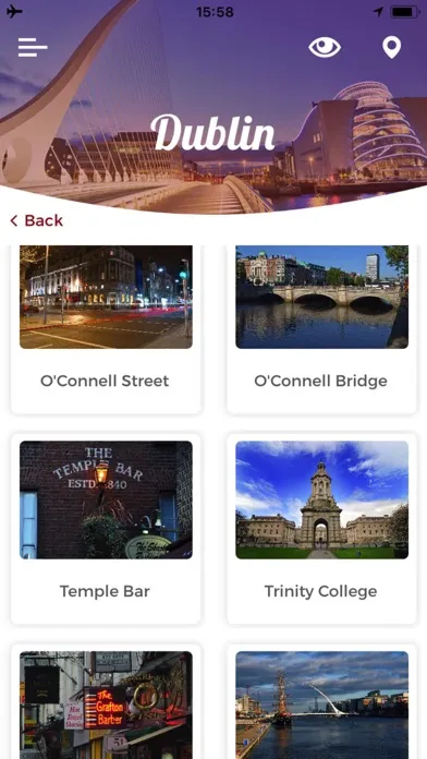 Dublin Travel Guide Offline Screenshots