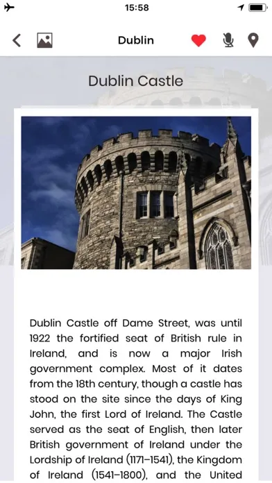 Dublin Travel Guide Offline Screenshots