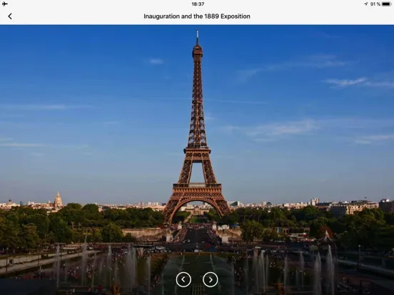 Eiffel Tower Visitor Guide iPad  سکرین شاٹس