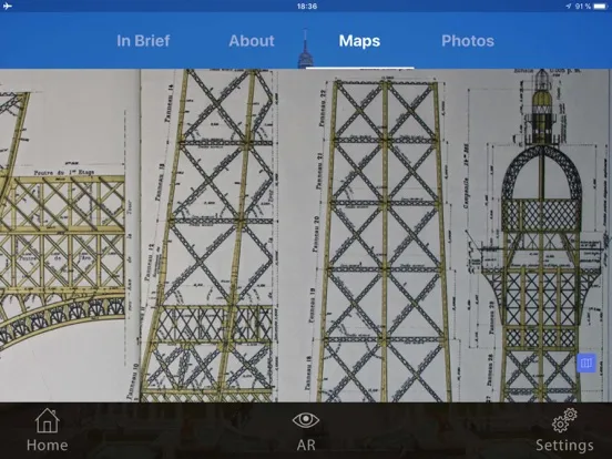 Eiffel Tower Visitor Guide iPad  سکرین شاٹس